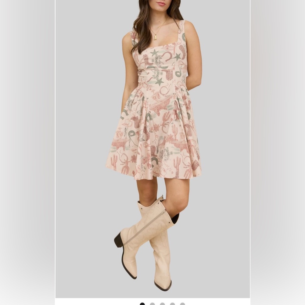 Western Style Dress Rustic Chic Cowgirl Inspired Outfit NWT